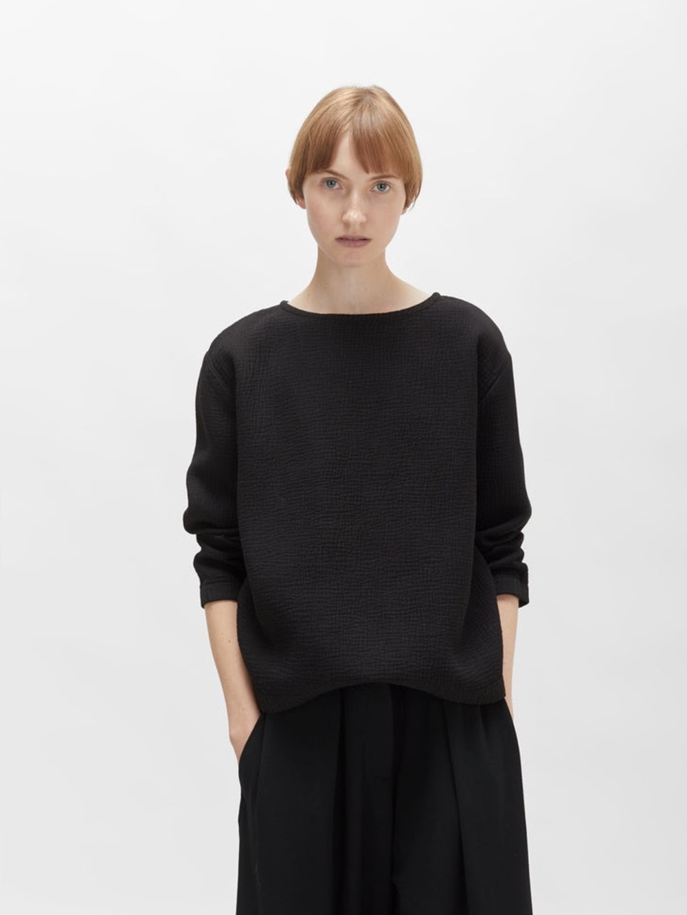 Black Crane Double Canvas Cotton Top XS - Picture 7 of 7